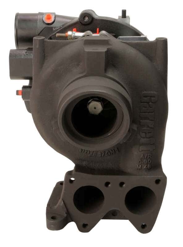 Fleece Performance — Fleece Performance 11-16 Chevrolet Duramax 6.6L (LML) 63mm Billet VNT Cheetah Turbocharger
Turbo - view 9