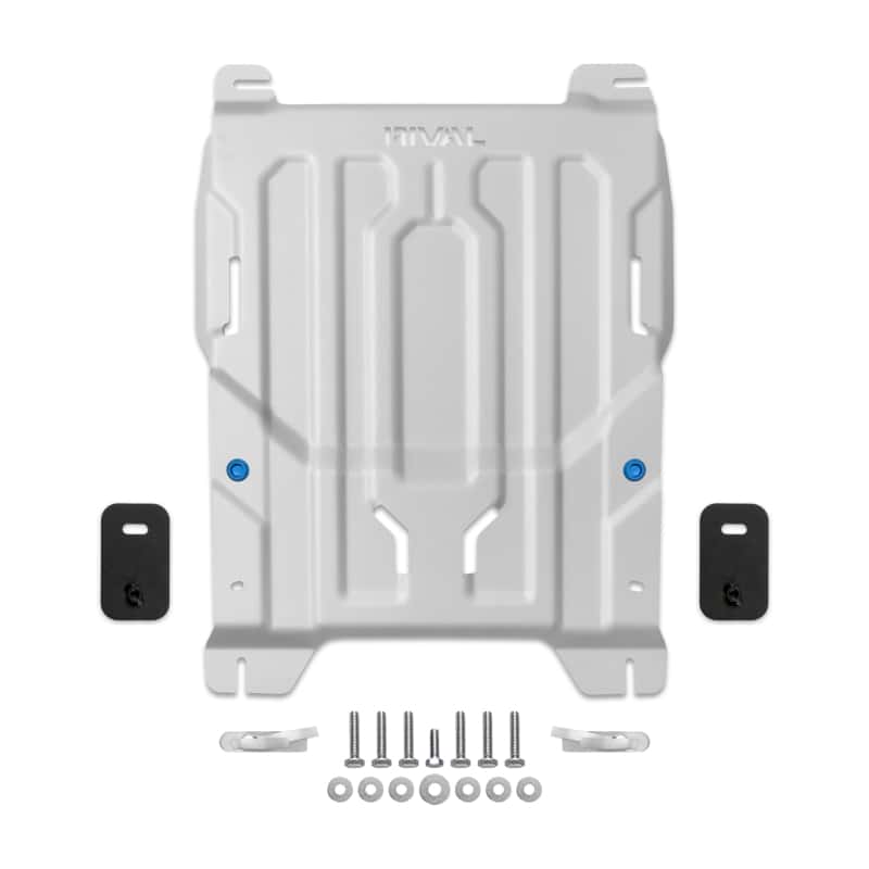 Rival 4x4 — Rival 2024-2026 Ford Ranger Ford Ranger Raptor Aluminum Transmission And Cat Converter Skid Plate - view 1