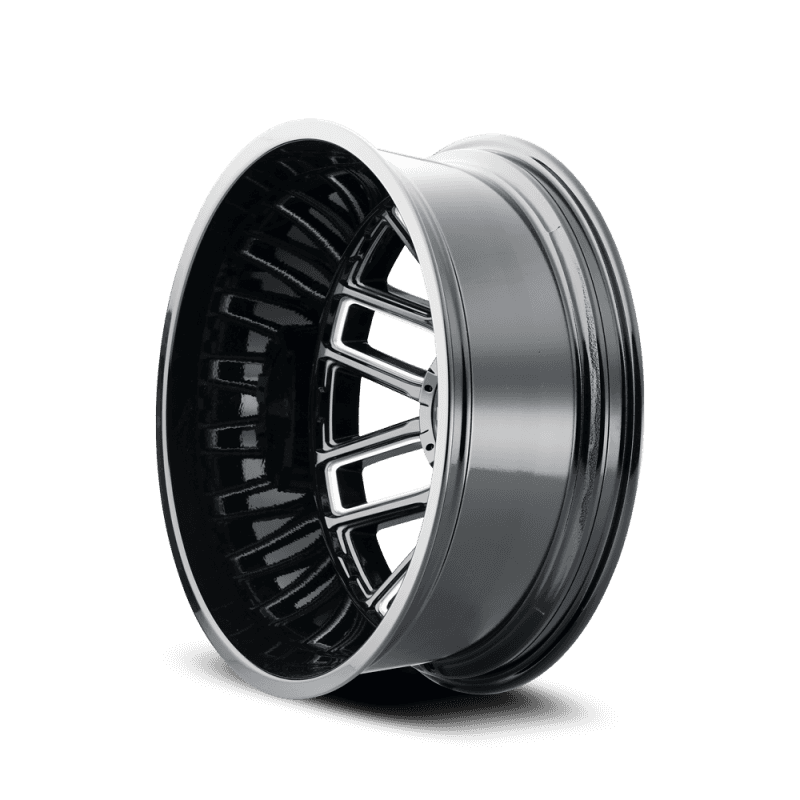 Mayhem — Mayhem 8107D Cogent Dually 20x8.25 / 8x200 BP / -192mm Offset / 142mm Hub Blk w/ Milled Spokes Wheel
MAYHEM 8107D - view 5