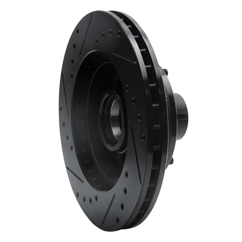 R1 Concepts — R1 78-90 Buick LeSabre Front Right Drilled & Slotted Black Brake Rotor
R1 Brake Rotor Drill - view 4