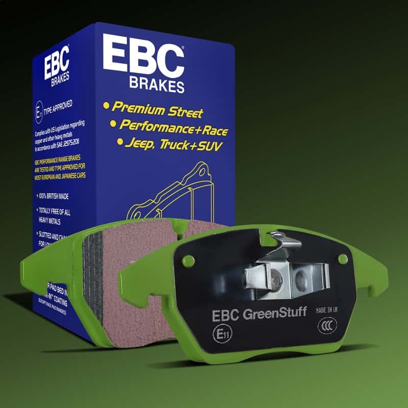 EBC — EBC 62-71 Austin-Healey Sprite (Steel Wheels) Greenstuff Front Brake Pads
Disc Brake Pad - view 7