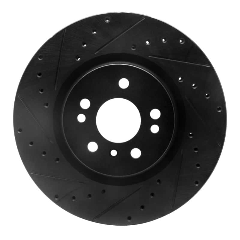 R1 Concepts — R1 06-12 Mercedes-Benz ML350 Front Left Drilled & Slotted Black Brake Rotor
R1 Brake Rotor Drill - view 1