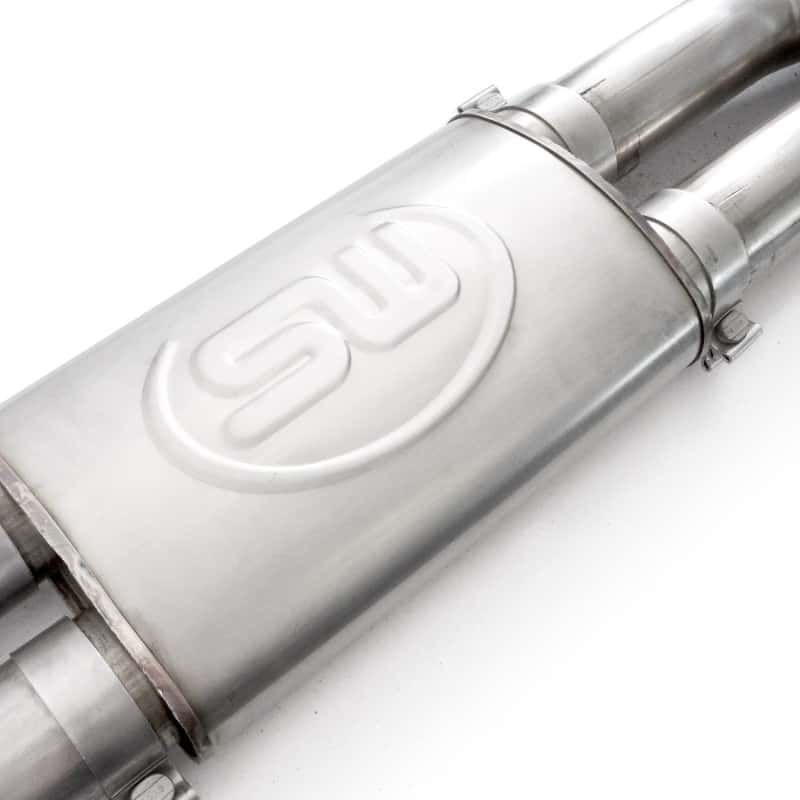 Stainless Works — Stainless Works 2008-09 Pontiac G8 GT 3in Catback System X-Pipe Turbo Chambered Muffler 3.5in Tips
Exhaust System - view 10