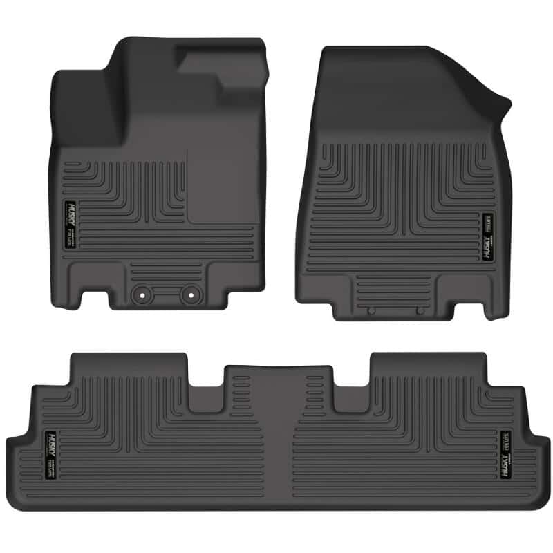Husky Liners — Husky Liners 2022 Nissan Pathfinder/Infiniti QX60 Weatherbeater Black Front & 2nd Seat Floor Liners
Weatherbeater Series
Floor Liners - view 1
