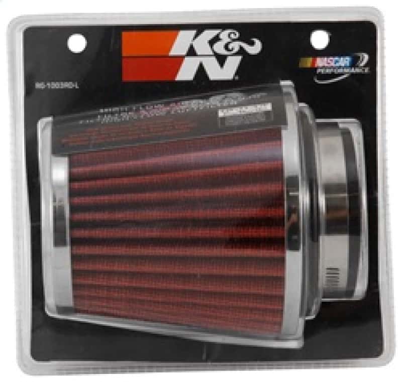 K&N Engineering — K&N Universal Chrome Filter 2 3/4in FLG / 4 1/2in Bottom / 4 1/2in Height
Universal Clamp-On A - view 5