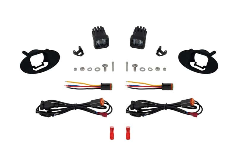 Diode Dynamics — Diode Dynamics SSC1 Type MZ LED Fog Light Kit White SAE Fog - view 1