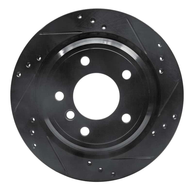 R1 Concepts — R1 96-03 BMW 540I Rear Right Drilled & Slotted Black Brake Rotor
R1 Brake Rotor Drill - view 1