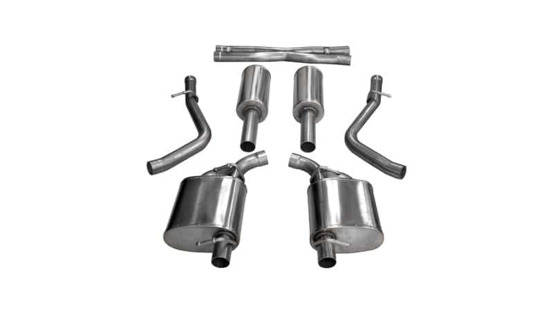 CORSA Performance — Corsa 2015-2016 Dodge Charger / Chrysler 300 5.7L V8  Polished Xtreme Cat-Back
Exhaust - view 1