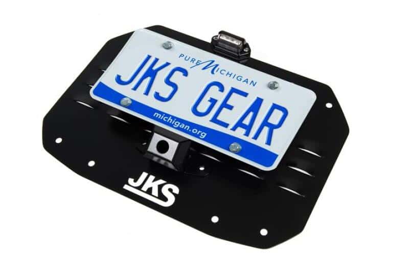 JKS Manufacturing — JKS Manufacturing Jeep Wrangler JL Tailgate Vent Cover w/ License Plate Relocation - view 5