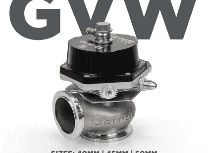Garrett — Garrett GVW-50 50mm Wastegate Kit - Black - view 3