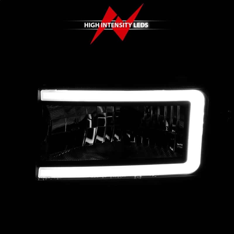 ANZO — ANZO 94-02 Dodge RAM Crystal Headlight - w/ Light Bar Black Housing
Head Light Set
HdLtSet - view 6