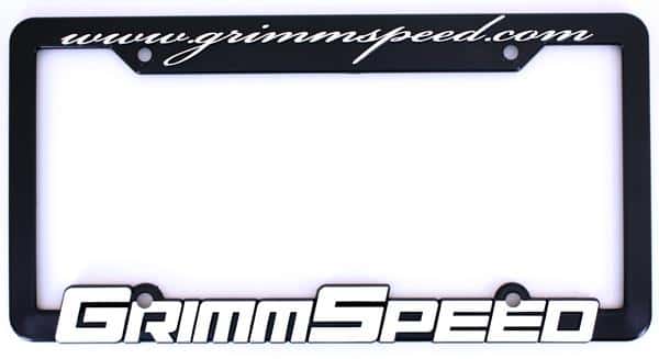 GrimmSpeed — GrimmSpeed License Plate Frame (Pair) - view 1