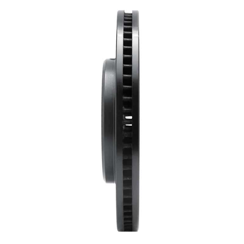 R1 Concepts — R1 01-06 Lexus LS430 Front Left Drilled & Slotted Black Brake Rotor
R1 Brake Rotor Drill - view 3