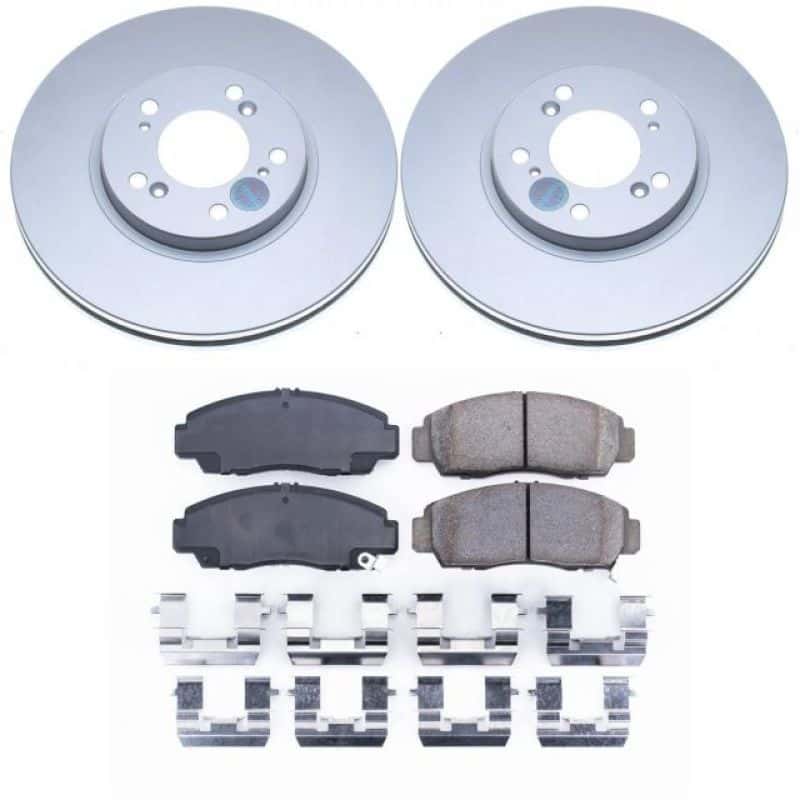 PowerStop — Power Stop 99-04 Acura RL Front Z17 Evolution Geomet Coated Brake Kit - view 1
