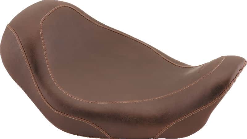 Mustang Motorcycle — Mustang 06-17 Harley Dyna Wide Tripper Solo Seat - Distressed Brown - view 2