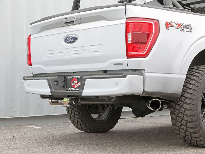 aFe — aFe Gemini XV 3in 304 SS Cat-Back Exhaust 2021 Ford F-150 V6 2.7L/3.5L (tt)/V8 5.0L w/ Polished Tips
Cat-Back Exhaust - view 5
