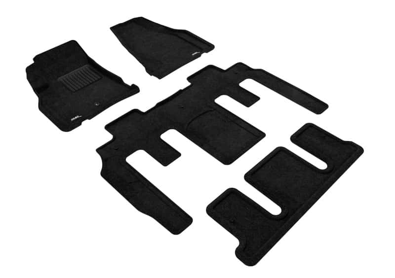 3D MAXpider — 3D MAXpider 07-16 GMC Acadia / GMC Acadia Limited 17 Elegant Black R1 R2 R3 Bucket Seats
Floor Mat Set - view 1