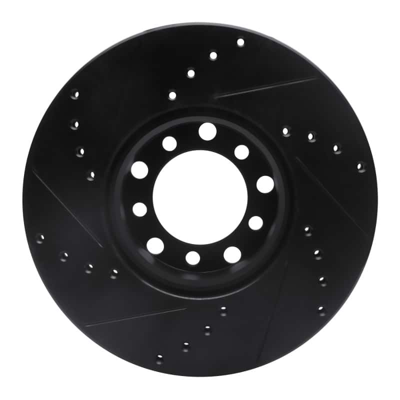 R1 Concepts — R1 72-80 Mercedes-Benz 280SEL Front Right Drilled & Slotted Black Brake Rotor
R1 Brake Rotor Drill - view 5