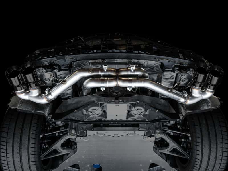 AWE Tuning — AWE Tuning 2020 Chevrolet Corvette (C8) Track Edition Exhaust - Quad Diamond Black Tips
Track Exhaust - view 10