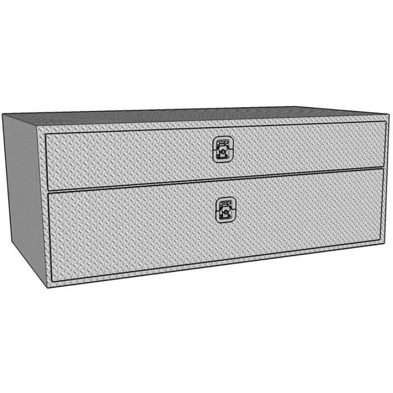 Westin — Westin/Brute UnderBody 36in x 20in w/ Top Drawer - Aluminum
Tool Box - view 3