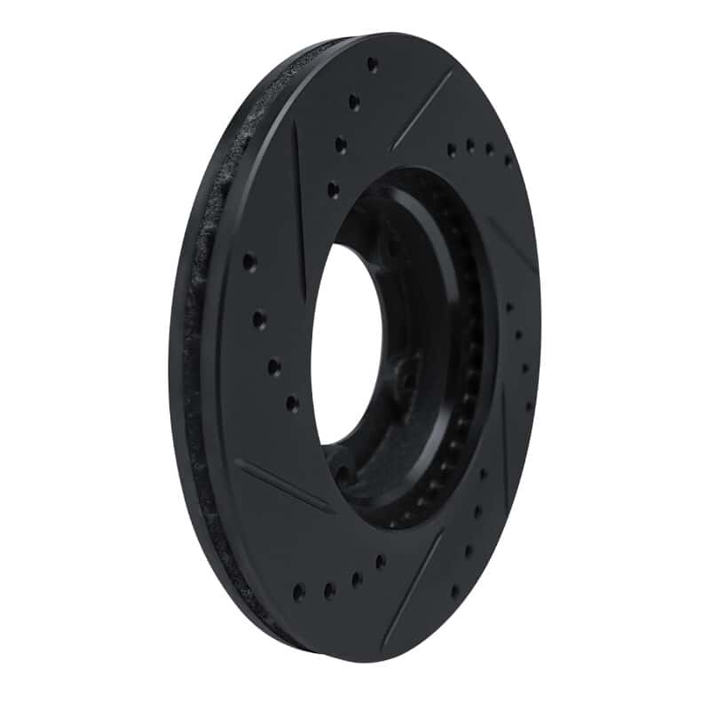 R1 Concepts — R1 84-95 Toyota Pickup Front Right Drilled & Slotted Black Brake Rotor
R1 Brake Rotor Drill - view 4