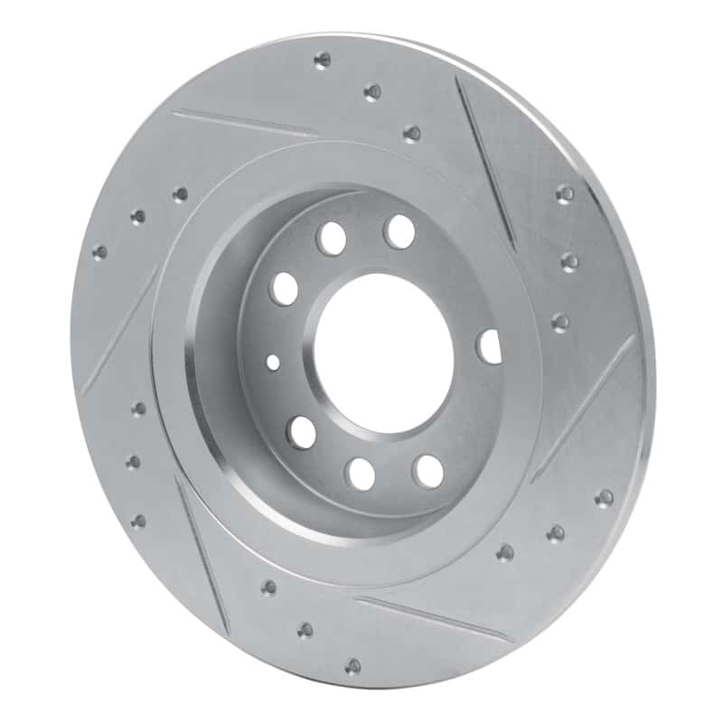 R1 Concepts — R1 06-10 Pontiac SOLSTICE Rear Left Drilled & Slotted Silver Brake Rotor
R1 Brake Rotor Drill - view 4