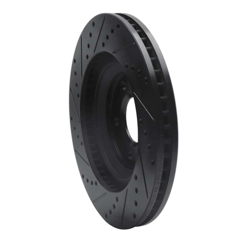 R1 Concepts — R1 06-16 Buick Lucerne Front Right Drilled & Slotted Black Brake Rotor
R1 Brake Rotor Drill - view 4