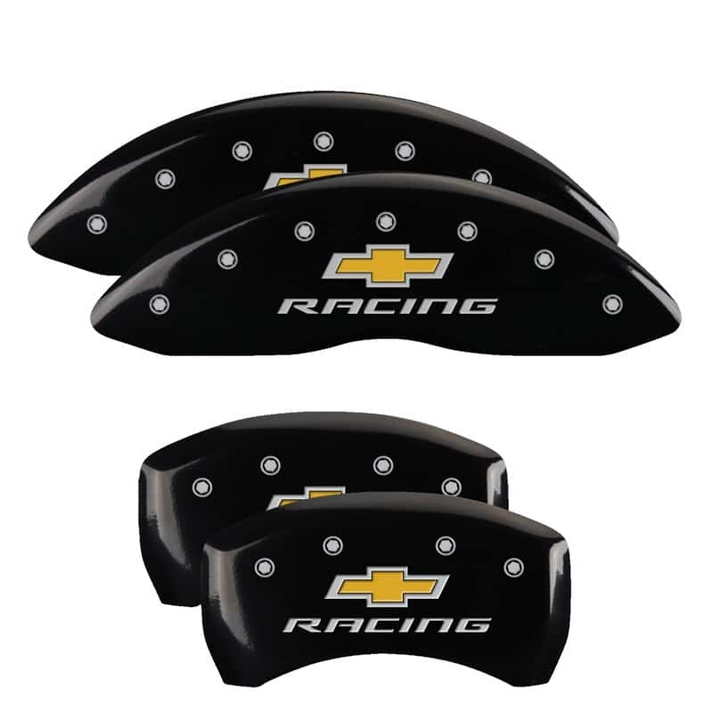 MGP — MGP 4 Caliper Covers Engraved Front & Rear Chevy racing Black finish silver ch
Caliper Covers - view 1