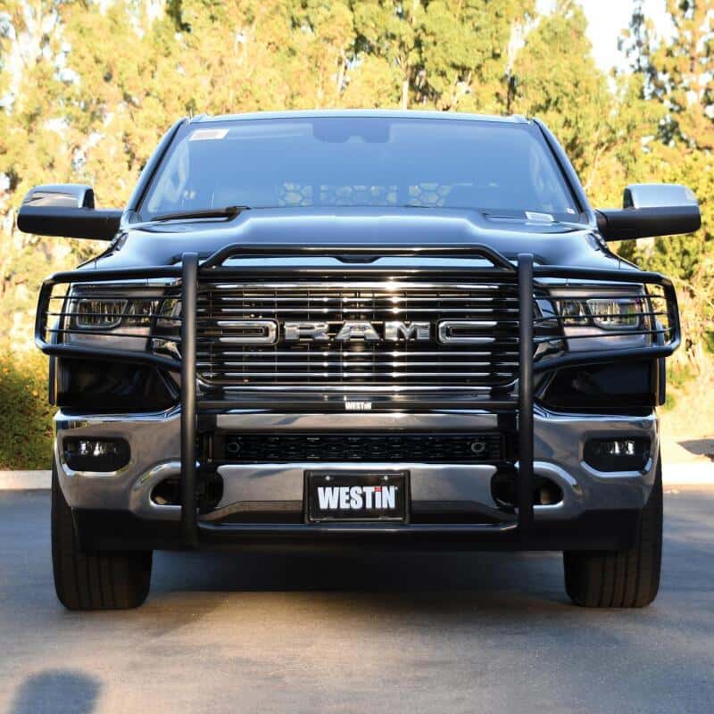 Westin — Westin 19-21 Ram 1500 (Excl. 19-21 Ram 1500 Classic)(Excl. Rebel) Sportsman Grille Guard - Black
Grille Guard - view 4