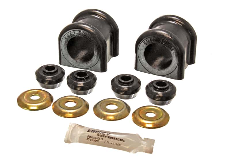 Energy Suspension — Energy Suspension 2006-08 Dodge Ram 1500/2500/3500 4WD 32mm Black Front Sway Bar Bushing Set
Sway Bar Bushing Kit - view 4