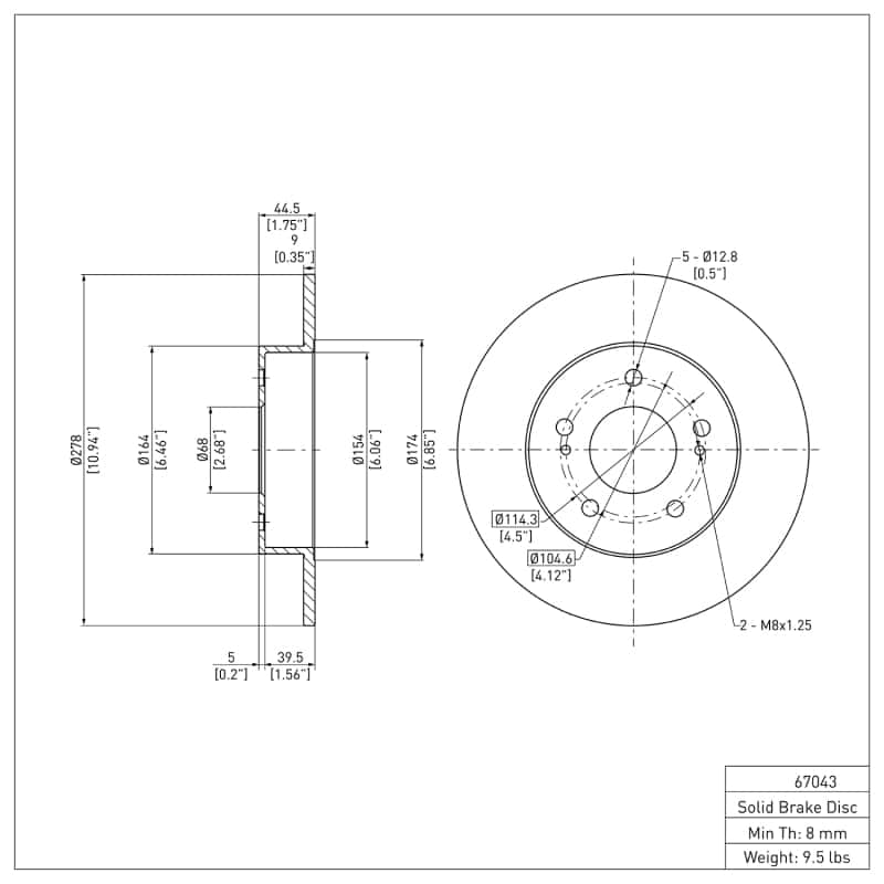 DFC — DFC 94-03 Nissan Maxima Rear GeoSPEC Coated Rotor
DFC Brake Rotor - view 6