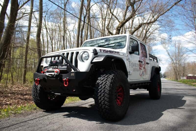 Fishbone Offroad — Fishbone Offroad 2018+ Jeep Wrangler JL/JLU/2020+ Gladiator JT Steel Front Fender Flares - Black - view 11