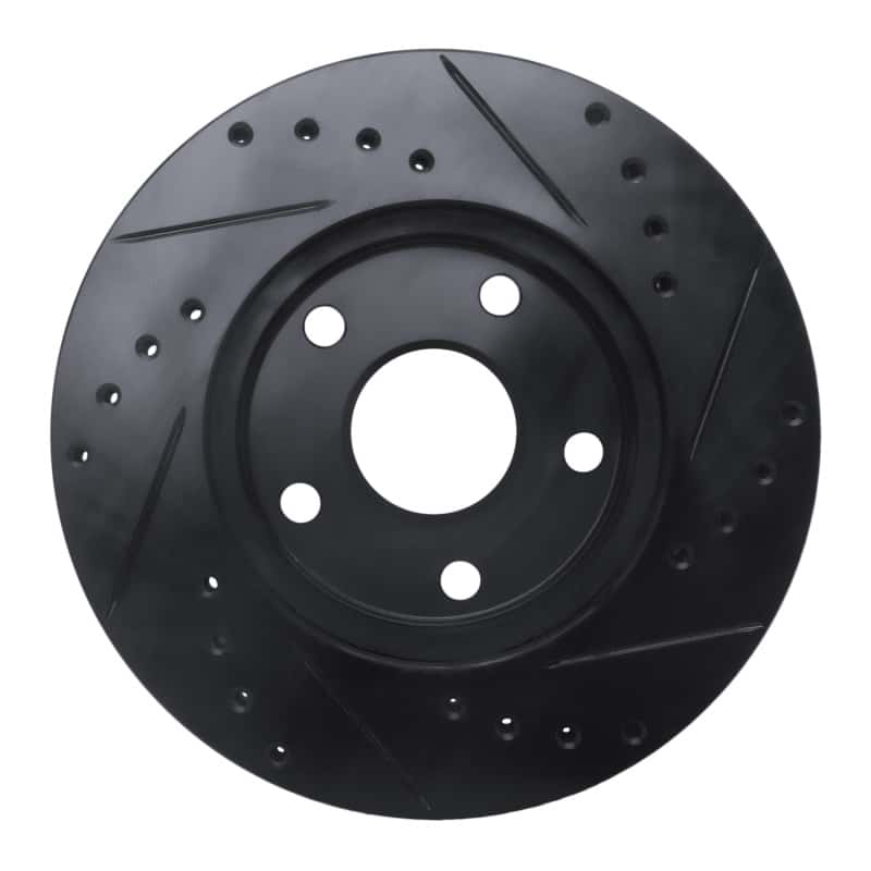 R1 Concepts — R1 92-95 Toyota MR2 Front Left Drilled & Slotted Black Brake Rotor
R1 Brake Rotor Drill - view 5