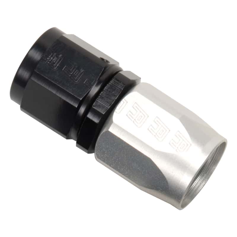 Russell — Russell Performance -12 AN Black/Silver Straight Full Flow Hose End
Hose Fitting - view 2