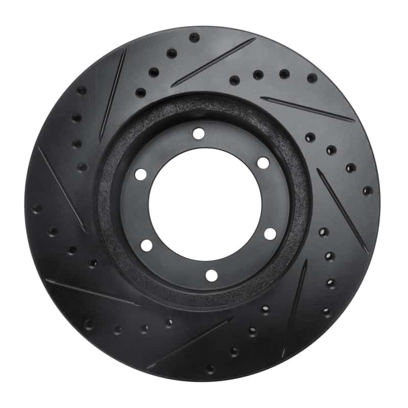 R1 Concepts — R1 91-98 Toyota 4Runner Front Right Drilled & Slotted Black Brake Rotor
R1 Brake Rotor Drill - view 5