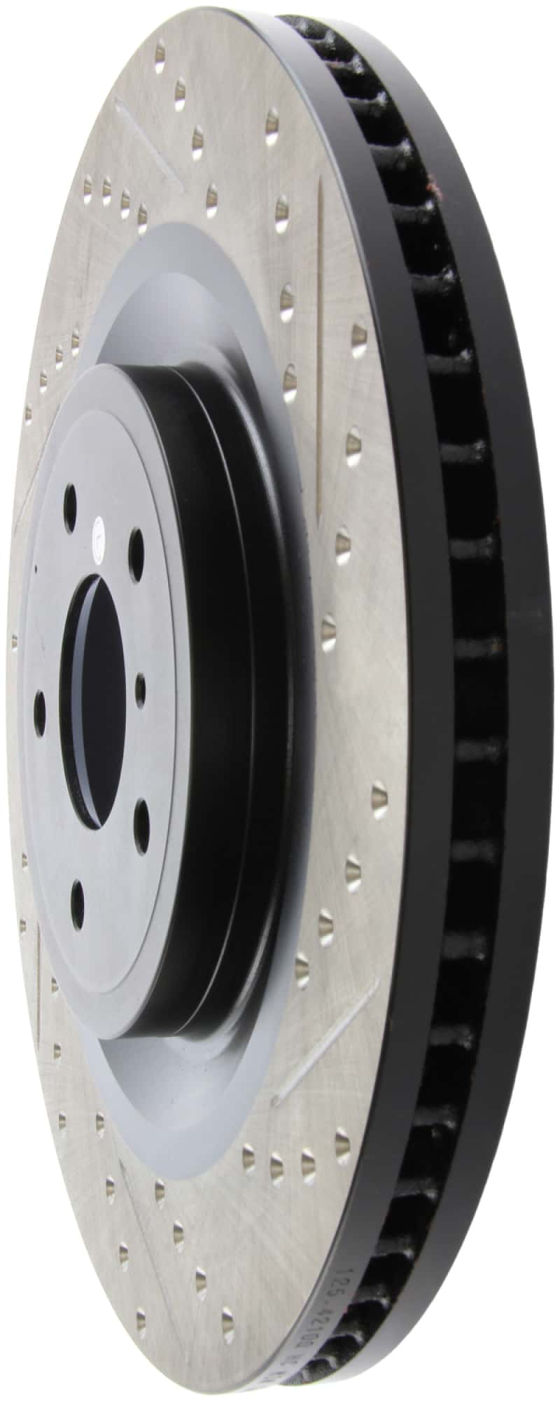 Stoptech — StopTech Infiniti G37 / Nissan 370Z SportStop Slotted & Drilled Front Left Rotor
Slot/Drill Rotor - view 4