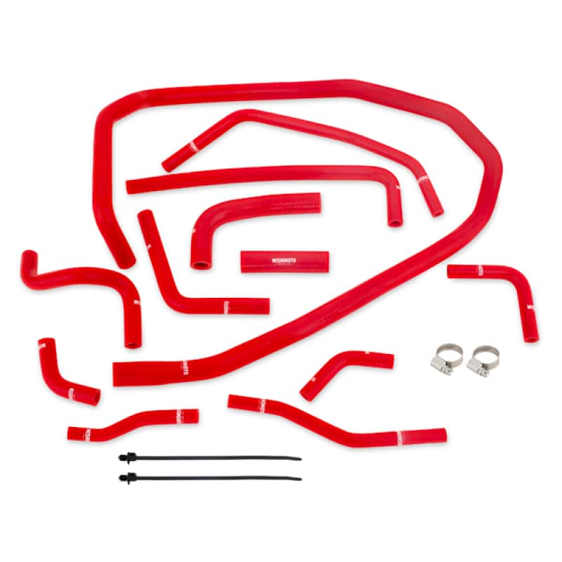 Mishimoto — Mishimoto 2015 Subaru WRX Red Silicone Radiator Coolant Ancillary Hoses Kit
Coolant Hose Kit - view 2