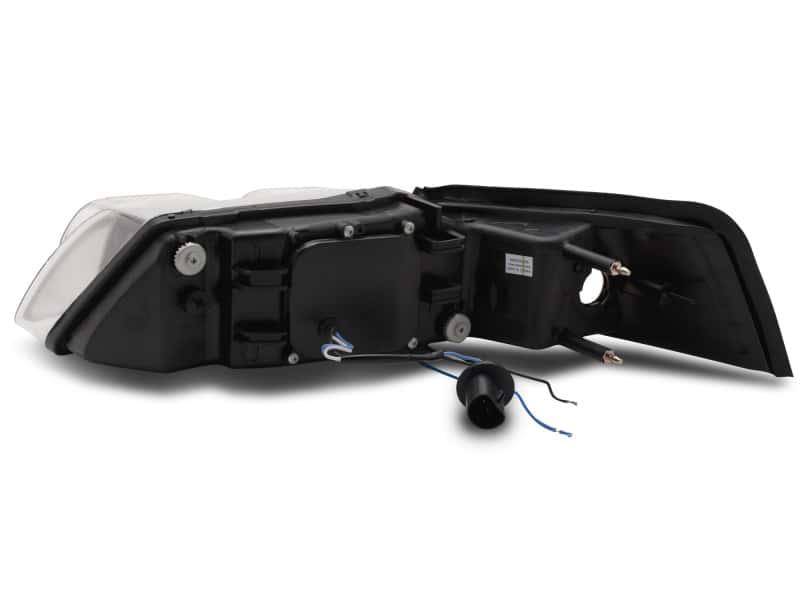 Raxiom — Raxiom 99-04 Ford Mustang Dual LED Halo Projector Headlights- Chrome Housing (Clear Lens)
Headlights - view 4