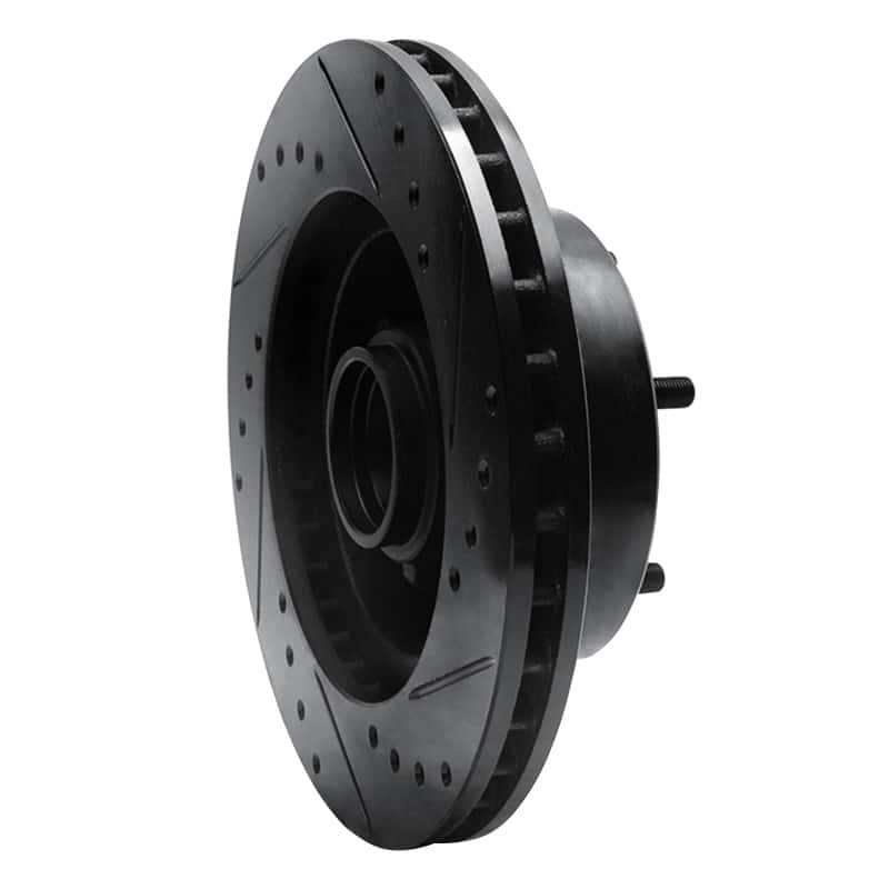 R1 Concepts — R1 67-74 Buick Gran Sport Front Left Drilled & Slotted Black Brake Rotor
R1 Brake Rotor Drill - view 4