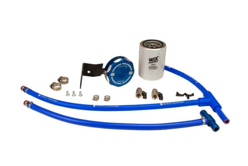 Sinister Diesel — Sinister Diesel 03-07 Ford Powerstroke 6.0L w/ Wix (Round) Coolant Filtration System
Coolant Filter Kit - view 1