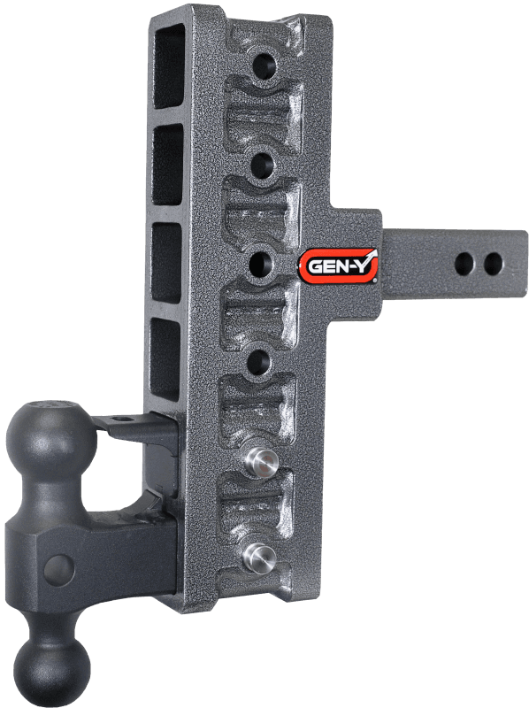 GEN-Y Hitch — Gen-Y Mega Duty 2in Shank 7.5in Offset Drop 16K Hitch w/GH-051 Dual-Ball/GH-032 Pintle Lock
Drop Hitch - view 1