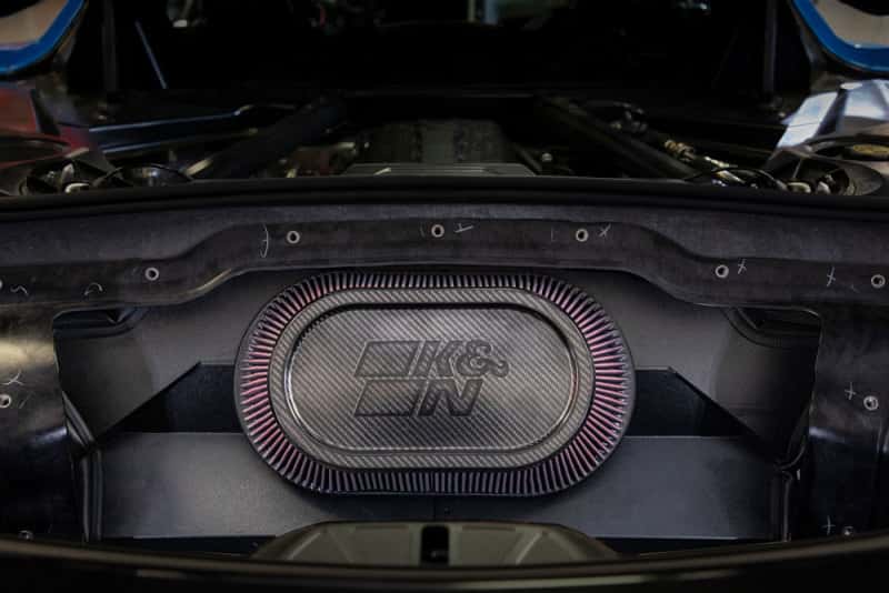 K&N Engineering — K&N 20-21 Chevrolet Corvette Stingray 6.2L V8 F/I AirCharger Performance Intake System
Air Intake System - view 4