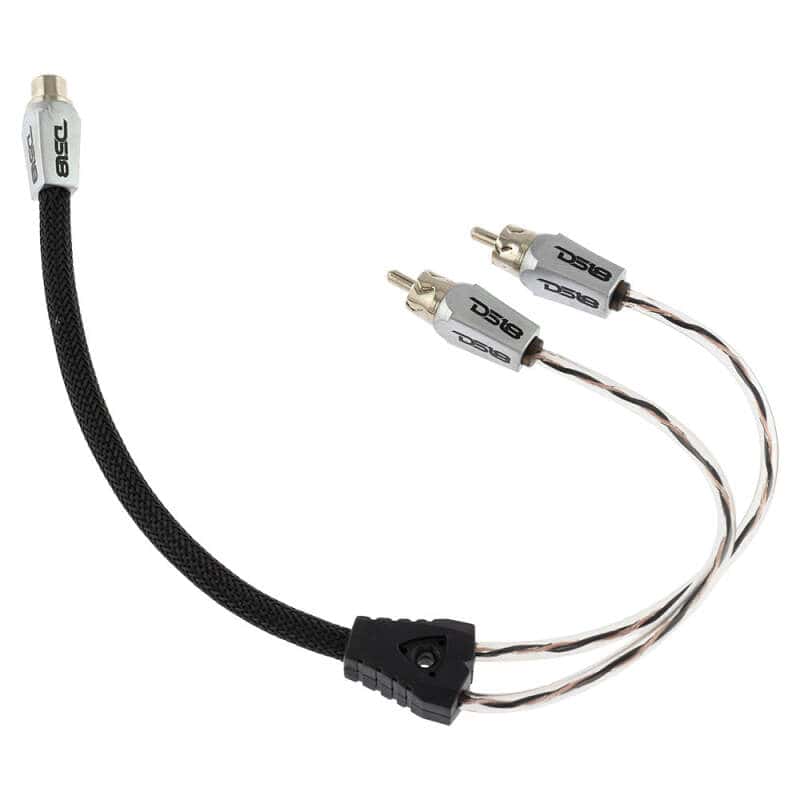 DS18 — DS18 Level 3 RCA Wire Y Connector 1 Female to 2 Male Black + Red Kit - view 6