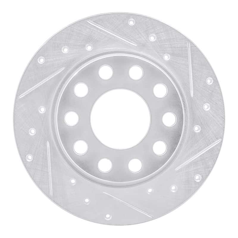 R1 Concepts — R1 00-08 Audi A4 (USA/Canada) Rear Right Drilled & Slotted Silver Brake Rotor
R1 Brake Rotor Drill - view 1
