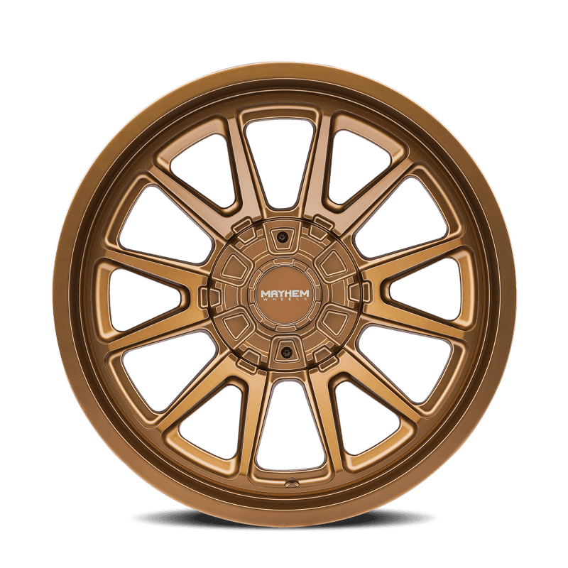 Mayhem — Mayhem 8116 Intrepid 20x10 / 6x135/139.7 BP / -24mm Offset / 106mm Hub Matte Bronze Wheel
MAYHEM 8116 - view 4