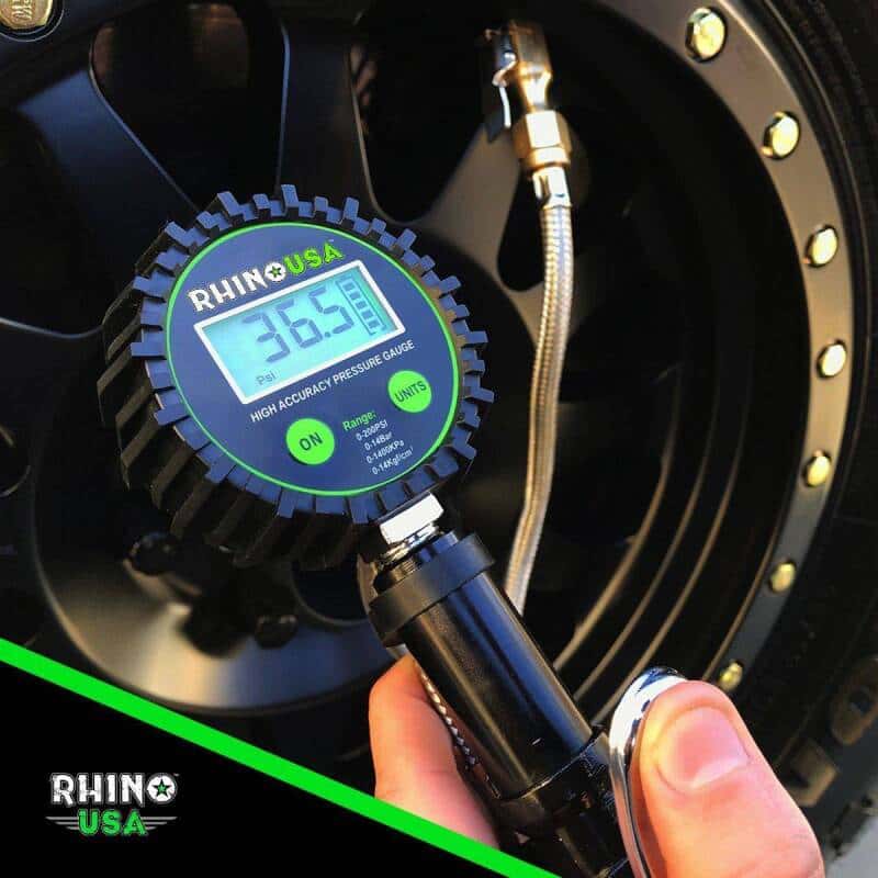 Rhino USA — Rhino USA 200 Psi Digital Tire Inflator Gauge
Tire Guage - view 3