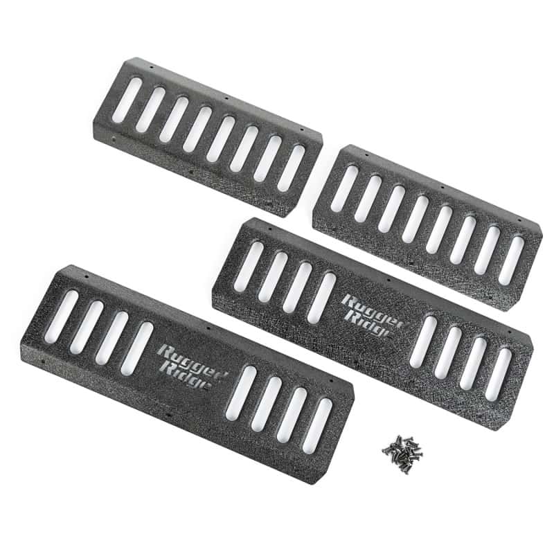 Rugged Ridge — Rugged Ridge RRC Side Armor Guard Plates 07-18 Jeep Wrangler JKU
OFFROAD_STEPSSLIDERS
Rocker Panel Guard - view 1