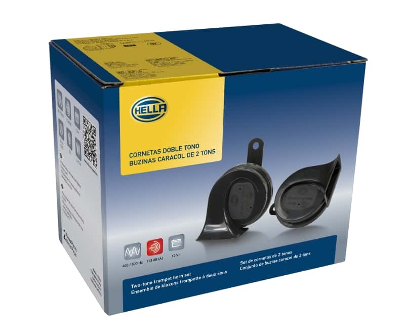 Hella — Hella 12V Twin Trumpet Horn Kit with Bracket - Toyota
OE Replacement Horn - view 7