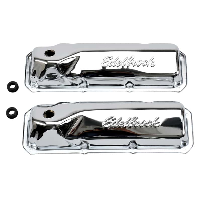 Edelbrock — Edelbrock Valve Cover Signature Series Ford 351M-400-351C CI V8 Chrome
CHROME/PRO-FLO - view 3