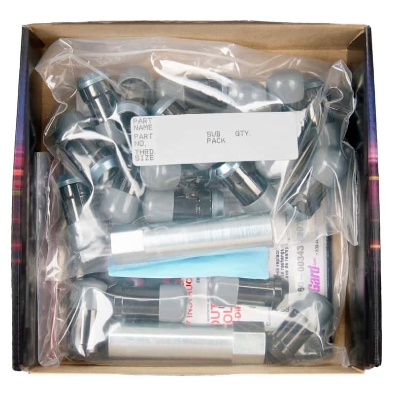 McGard — McGard SplineDrive Tuner 23-PC Jeep JL Install Kit w/Locks & Tool (Cone) M14X1.5 / 22m Hex - Black - view 4